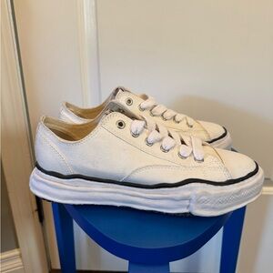 Maison Mihara Yasuhiro White Sole Canvas Peterson Size 44